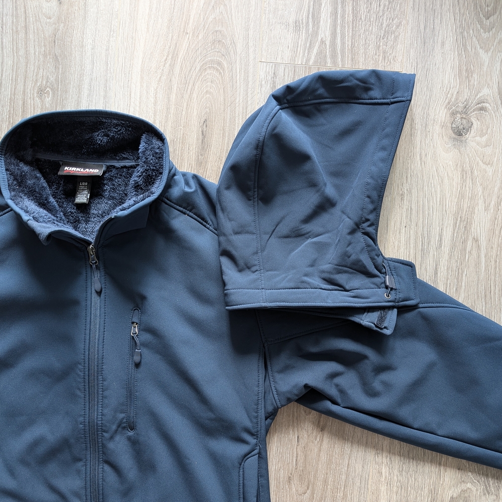Men's Blue Softshell Jacket - Picture 9 of 11